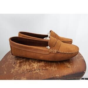 Mercanti Fiorentini Casual Driving Penny Loafers Nubuck‎ Size 7
